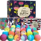 Bath Bombs for Women Gift Set - 24 Natural and Organic Bath Bombs with Essent...