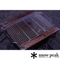 在飛比找momo購物網優惠-【Snow Peak】焚火台L號細格燒烤網-加強版 ST-0