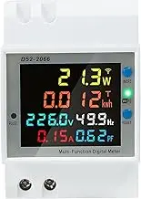 6 in 1 WiFi Smart Electricity Meter DIN Rail Energy Meter AC 40-300V 100A AC Meter Built-in CT