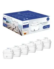 [Philips] 4 Stage Micro X-Clean Water Jug Filter Cartridge 6 Pack in White
