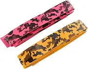 Mipcase 2pcs Racket Grip Sweatbands Anti-Slip Handle Straps for Badminton Tennis Fishing Poles Moisture-Wicking Design for Enhanced Control Comfort Sports Activities