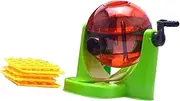 Abbraccia Bingo Game Set with Mini Lottery Machine for Kids and Gatherings, Yellow Color Balls