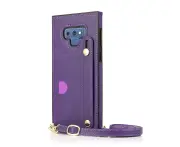 ZY Samsung Galaxy Note 9 Case with Lanyard - Purple