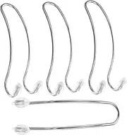 iplusmile 4pcs Car Hook Bin Seat Holder Net Cars Bag Hanging Hooks Headrest Filler Charger Cargo Purse Hook for Car Stainless Steel