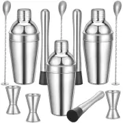 12 Pcs Martini Shaker Cocktail Set Barware Bartender Kit Professional Stainle...