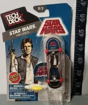 Star Wars - Han Solo - Santa Cruz Tech Deck Fingerboard Skateboard 2/7 ~NEW~
