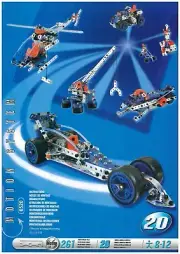 Meccano 20 Model Set Model Book