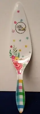 BRAND NEW!~THE PIONEER WOMAN~BLUE FLORAL CAKE & PIE SERVER~DISHWASHER SAFE!