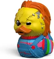 TUBBZ Mini Chucky Collectible Vinyl Rubber Duck Figure - Official Child's Play Merchandise - Retro Horror Movies & TV