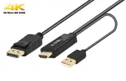 3M HDMI 2.0 to Displayport 1.2 Cable