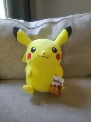 NWT 2022 Yellow 14" Pokemon Pikachu Kids Plush Stuffed Animal Collectable Toy