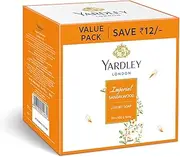 Yardley Sandalwood Luxury Soap, 100g (Pack of 3)