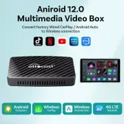New Ver Ottocast P2VPro Ai Box Wireless Carplay&Android Auto Adapter w/Tiktok+YT