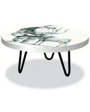 Courtside Market Holiday Collection Santa & Reindeer Illustrated Table/Riser