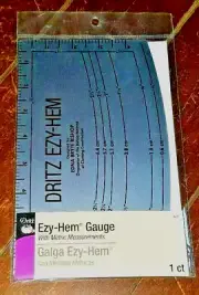 Dritz Ezy-Hem Gauge with Metric Measurements ~ Item #617