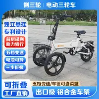 在飛比找蝦皮購物優惠-倒三輪電動車腳踏助力車自行車電動代步車倒騎驢三輪車  久興旂