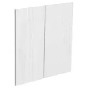 Kaboodle Provincial White Modern Corner Base Cabinet Door - 2 Pack - Modern