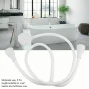 Double Tap Push-On Spray Shower Head Bath Sink Tap Attachment Hose Pet Kids
