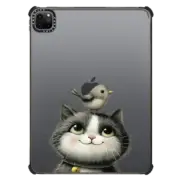 iPad Pro 11-inch (3rd/4th gen) iPad Impact Case Cute kitty with bird