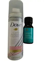 Dove Go Active Dry Conditioner & Moroccanoil Treatment Trial/Travel Size For Hai