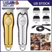 KM-679 Cordless Mens 0.00MM Hair Trimmer Clipper Shaver Beard Cutting Machine US