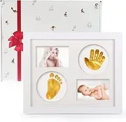 Hand and Footprint Set Baby to Create a Unique Souvenir, Picture Frame for Baby Footprint Set, Plaster Cast Baby Hand and Foot for Newborns, a Baby Room for Toddlers, Mothers Dads