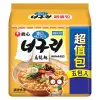 【NONG SHIM】農心 爽口海鮮烏龍麵超值包5入（600g）