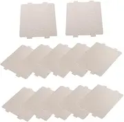 12pcs Waveguide Cover Mica Sheet for Microwave Oven Repair High Temperature Insulation Accessory Oven Mica Plate Replacement for Appliance Protection