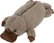 Plush Animal Stationery Pouch Women Cute Dog/Dinosaur Plush Pencil Case Ladies Cosmetic Bag (8094+Platypus)