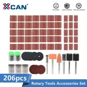 206pcs Sanding Drum Rotary Tool Grinding Polishing Set With Mandrels for Dremel