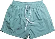 [Generic] Mens Tennis Attire Solid Color Drawstring Quick Drying Breathable Beach Pants Casual Swimming Trunks Athletic Shorts with Pockets