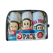 Vintage Paul Frank Womens Underwear Set, Julius the Monkey, Briefs, White, Med