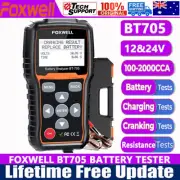 FOXWELL 100-2000 CCA Automotive Alternator Tester Digital car Battery Analyzer