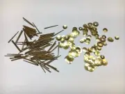 Clock Repair Brass Round Washers and Tapered Pins assortment 200 Piece