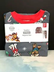 PAW PATROL Toddler 2-Piece Pajama Set 2T new with tags chase Marshall