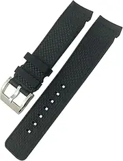 [HKIDKK] For IWC Aquatimer IW329001 IW376803 Black Waterproof Bracelet Silicone Watch Strap 22mm Quick-Change System Rubber Watchband