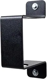 QSTDGVPW Barbell Bar Holder Display for Straight/curl Bar Iron Barbell Bar Wall Rack Weight Bar Holder Bracket