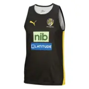 Richmond Tigers AFL PUMA Mens Training Singlet | Black by Sporting House