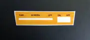 Classic Mini Heater Slide Light Wood Sticker - MK3 Mini Cooper Clubman 1275GT