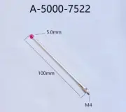 CMM Machine 5mm Ruby wireless probe A-5000-7522 thread M4 edge-find needle 100mm