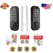 Oil Rubbed Bronze Keypad Lock - Reliable Mechanical Security for Gates & Fences