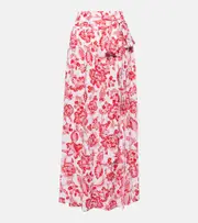 [Melissa Odabash] Melissa Odabash Elsa printed maxi skirt AU 14 red