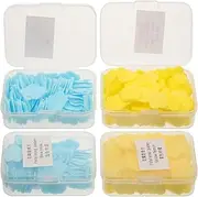 BESPORTBLE Hand Soap 4 Boxes Piece Small Soap Slice Portable Soap Slices Hand Washing Soap Slices Soap Flakes Mini Travel Pp Travel Soap Slices