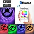 5M RGB 5050 SMD 60 LEDs/m Waterproof 12V Led Strip Light Bluetooth Controllor