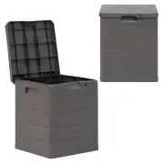 Garden Storage Box Durable Plastic Indoor Outdoor Chest Organizer Toolbox 90L