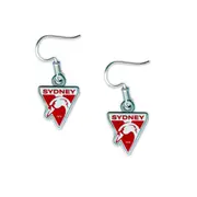 Sydney Swans Colour Logo Earrings