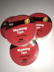 Kaizen Masking Tape 1.4 inchX30 Yards New 4 Packs