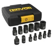 E-TORX Socket Set, Chrome Vanadium Alloy Steel | 13-Piece Female Star Socket ...