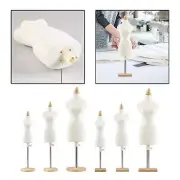 Doll Dress Form Mannequins Body Doll Mannequin Torso Stand for Sewing Miniature