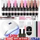 Poly Gel Nail Builder Quick Extension 120W UV LED Lamp Dryer Starter Manicure